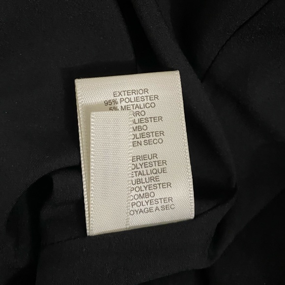 ELIZA J Floral Jacquard Fit Flare Sleeveless Black White Dress 8 - Picture 9 of 12